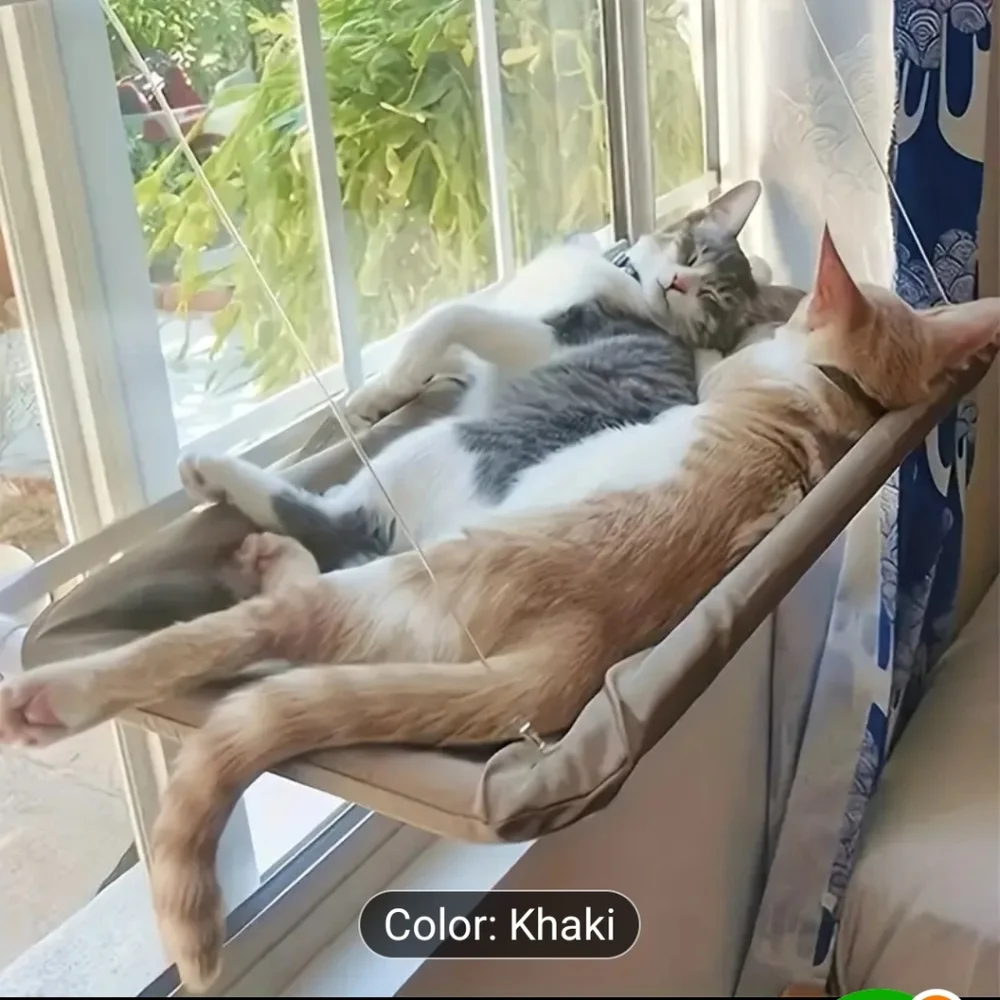 Tan Cat Bed Luxurious Plush Design